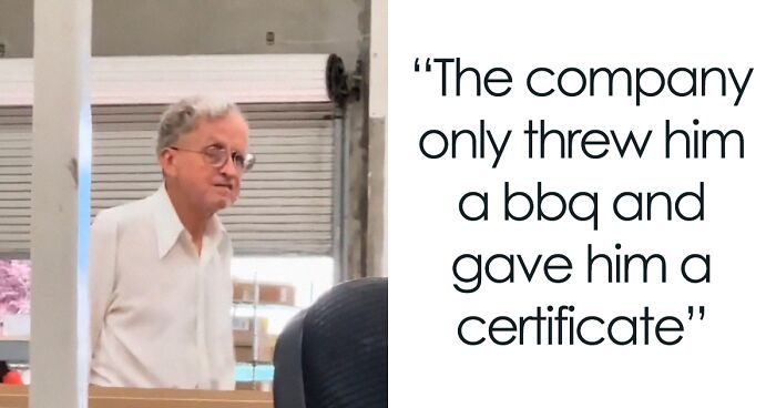 Worker Raises $36,000 For Colleague’s Retirement Fund After He’s Offered A BBQ And Certificate