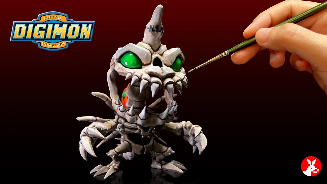 I Made Chibi / Super Deformed Skullgreymon Digimon