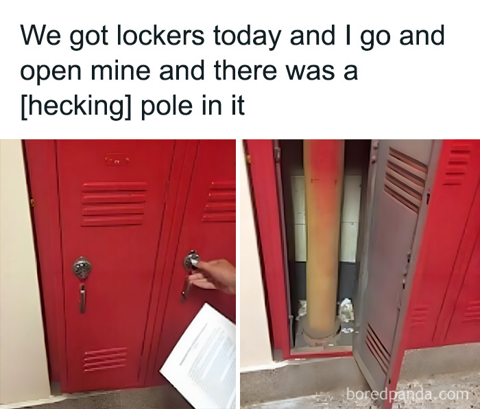 Yep Lockers Are Done Boss. What Do You Mean There Is A Problem?