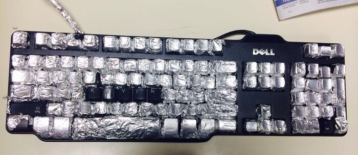 Customer Brought This Creepy Keyboard In To My Work To Recycle Today