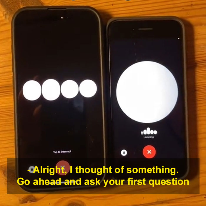 Viral TikTok Of AI Chatbots Playing 20 Questions Game Leaves People Terrified Viral TikTok Of AI Chatbots Playing 20 Questions Game Leaves People Terrified