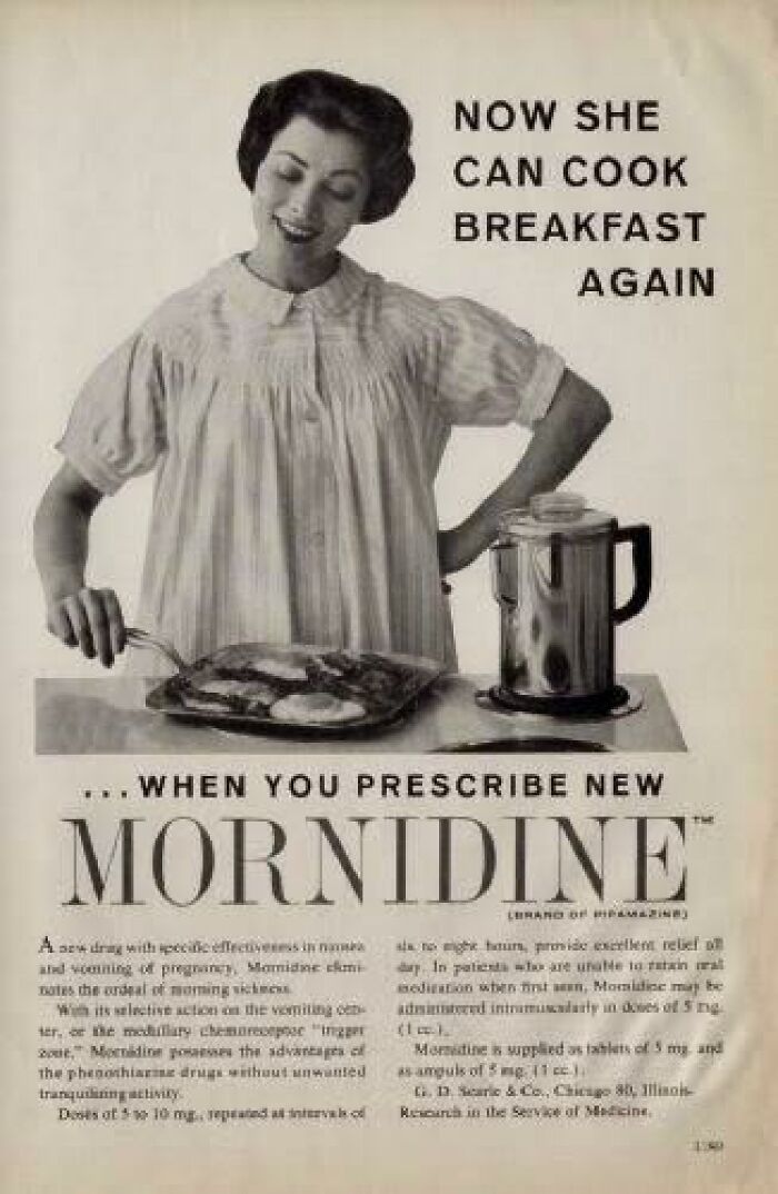 In The 1950s, Antidepressants Were Marketed Primarily Towards Housewives And Their Husbands To Ensure Household Tasks Weren't Neglected