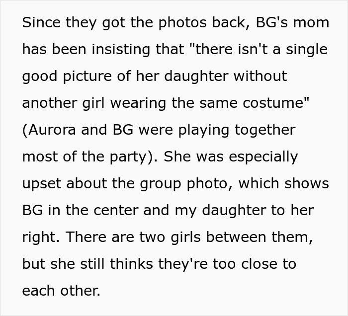 Woman Refuses To Change Her Daughter's Dress At A Birthday Party Just To Satisfy Entitled Mom