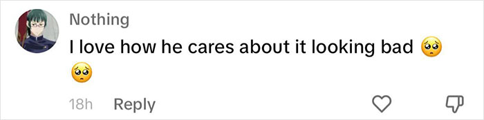 Comment on Radcliffe's tattoo concern with a caring emoji. Comment on Radcliffe's tattoo concern with a caring emoji.
