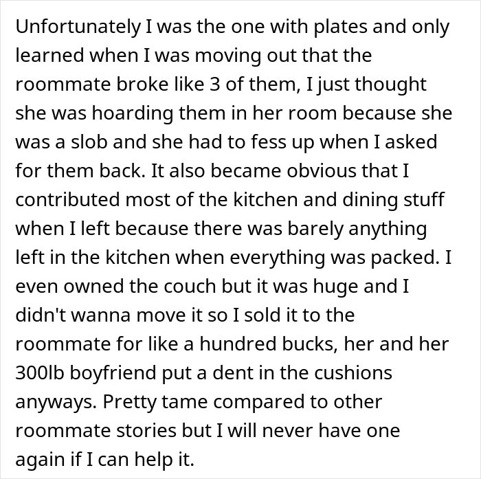 Woman Teaches Entitled Roommate How “Don’t Touch My Things And I Won’t Touch Yours” Really Works Woman Teaches Entitled Roommate How “Don’t Touch My Things And I Won’t Touch Yours” Really Works