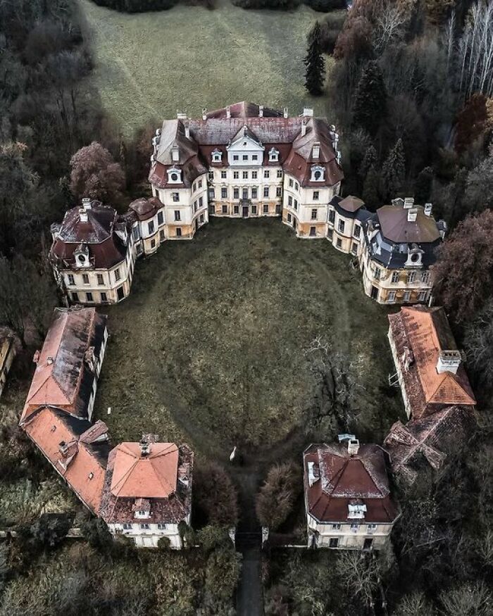 Abandoned Chateau In The Forest