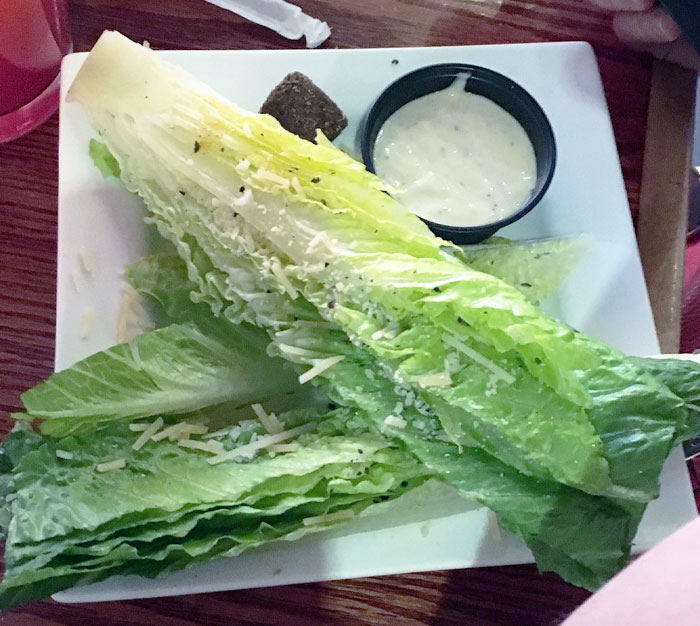 Se supone que es una ensalada césar