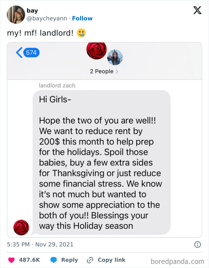 Landlord Seeks To Spread A Little Holiday Cheer