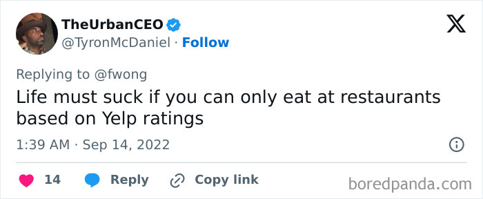 "The Chinese Restaurant 3.5 Rule": Guy Shares His Interesting Take On Ratings "The Chinese Restaurant 3.5 Rule": Guy Shares His Interesting Take On Ratings