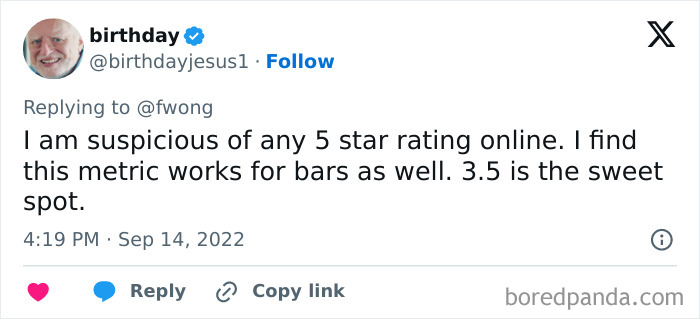"The Chinese Restaurant 3.5 Rule": Guy Shares His Interesting Take On Ratings "The Chinese Restaurant 3.5 Rule": Guy Shares His Interesting Take On Ratings