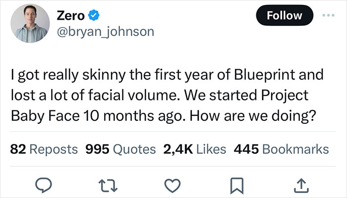 People Say Tech Mogul’s Attempt At Reversing His Age Has Given Him An “Uncanny Valley” Look People Say Tech Mogul’s Attempt At Reversing His Age Has Given Him An “Uncanny Valley” Look