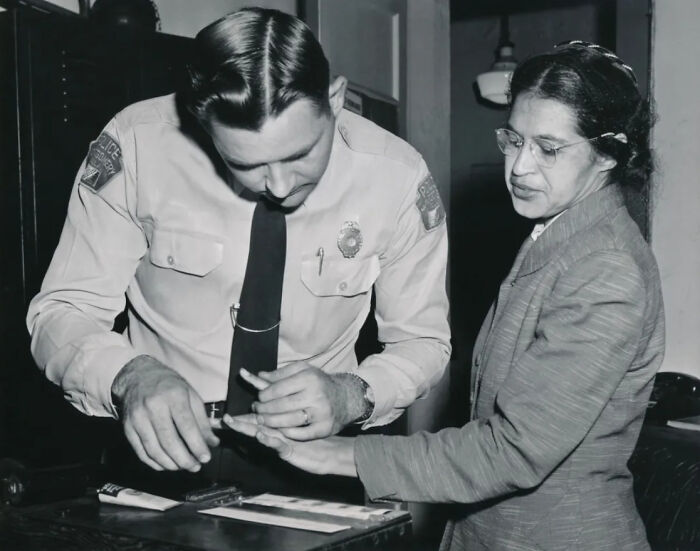 Rosa Parks Being Indicted, 1956