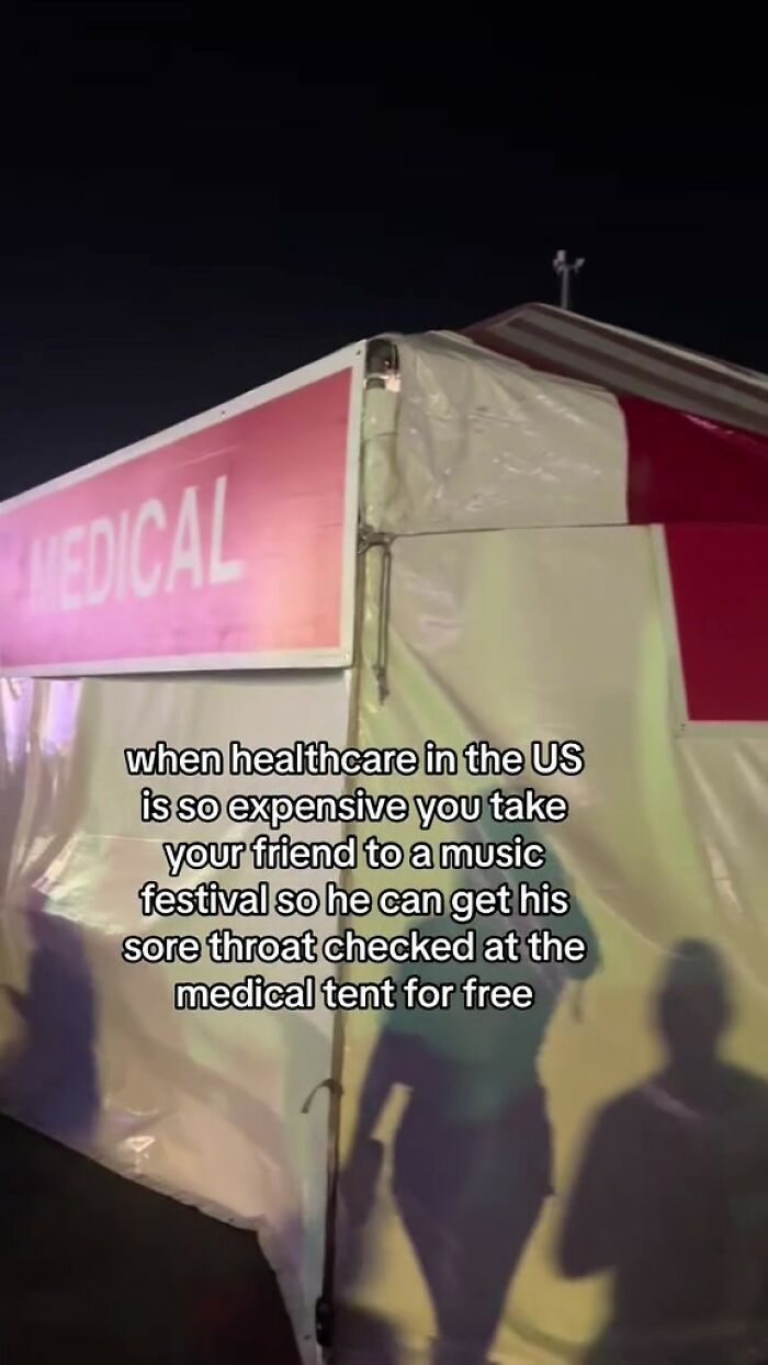 Woman Takes Friend To A Festival Medical Tent To Get Medical Attention, Sparks Huge Discussion Woman Takes Friend To A Festival Medical Tent To Get Medical Attention, Sparks Huge Discussion