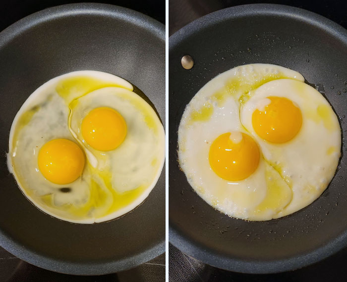 The Way These Two Eggs Cooked