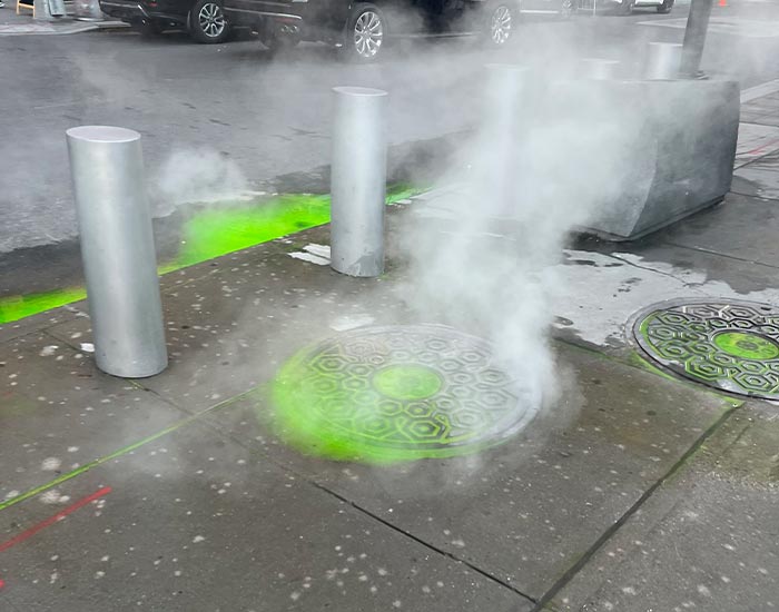 People Come Up With Hilarious Theories After Mysterious Green Slime Oozes From NY Streets