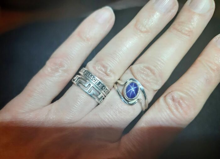 Star Sapphire. It Displays A 6-Ray Star When Exposed To Direct Light