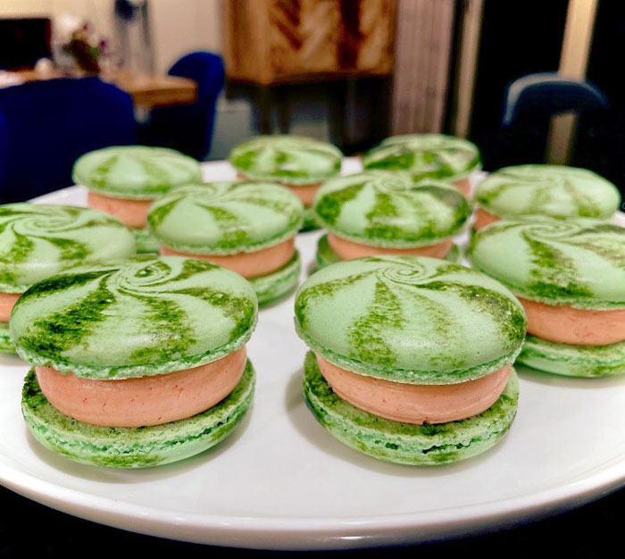 Homemade Watermelon Macarons