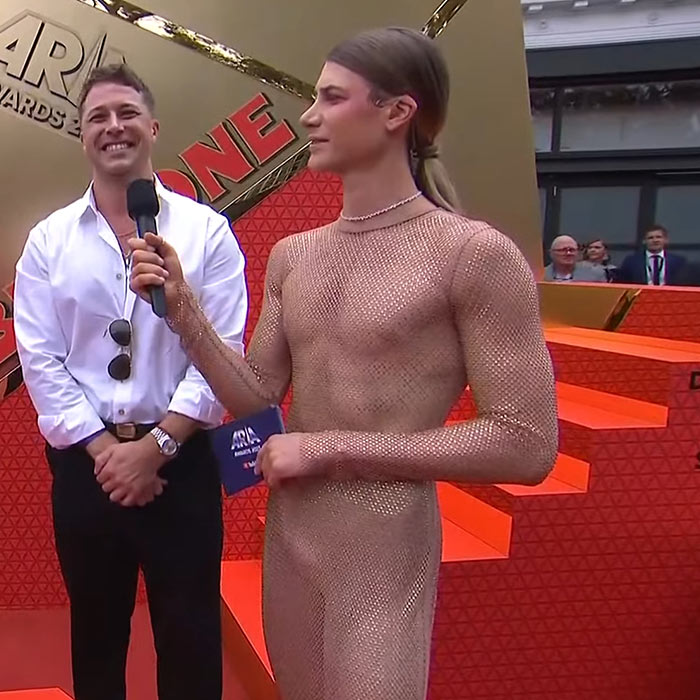 “Get Over It”: People Defend Christian Wilkins After ARIA Awards See-Through Dress Sparks Outrage “Get Over It”: People Defend Christian Wilkins After ARIA Awards See-Through Dress Sparks Outrage