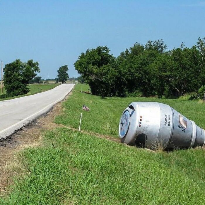 En 1971 en Oklahoma, un camión hormigonera tuvo un accidente