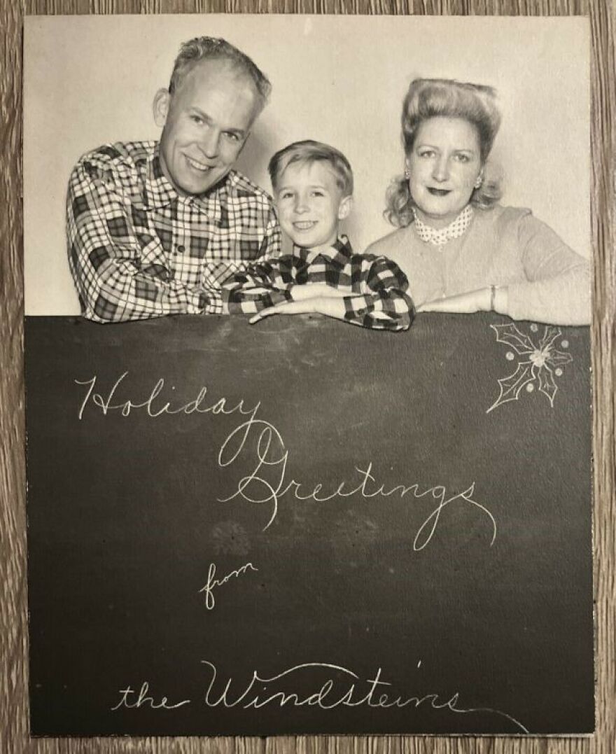 The Windsteins And Their Chalkboard Greetings, 1940s