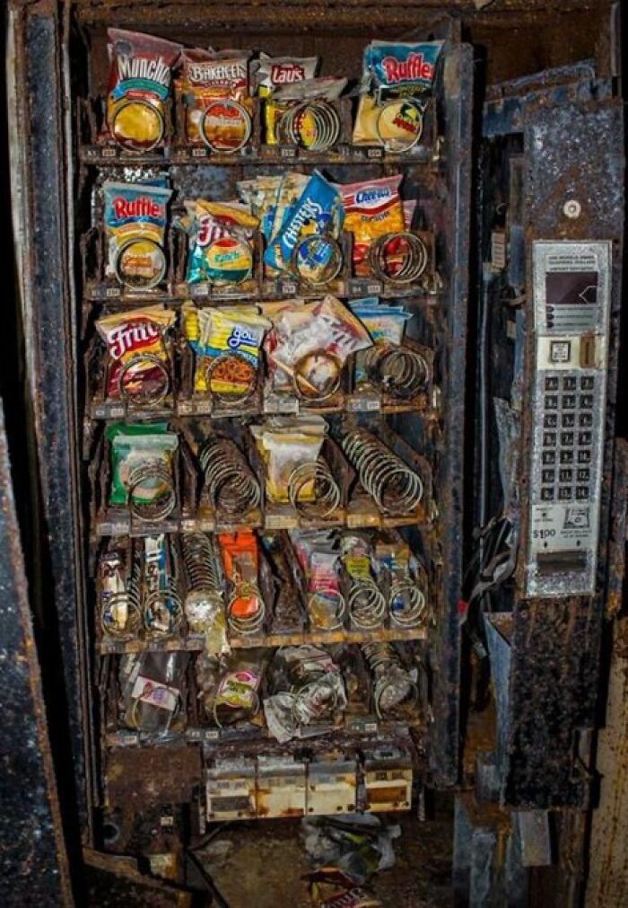 Abandoned Snack Machine