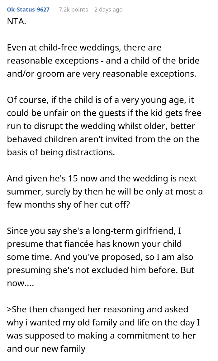 People Tell This Dad To Run From Fiancée After She Freaked Out Over His Son Being In The Wedding People Tell This Dad To Run From Fiancée After She Freaked Out Over His Son Being In The Wedding