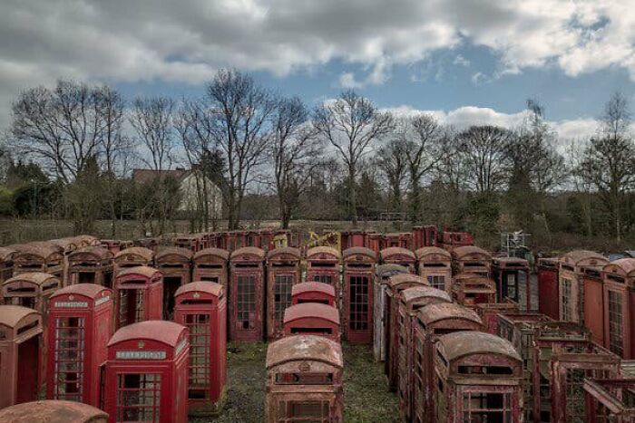 The Largest 'Telephone Box Graveyard' Is Located Near Merstham
