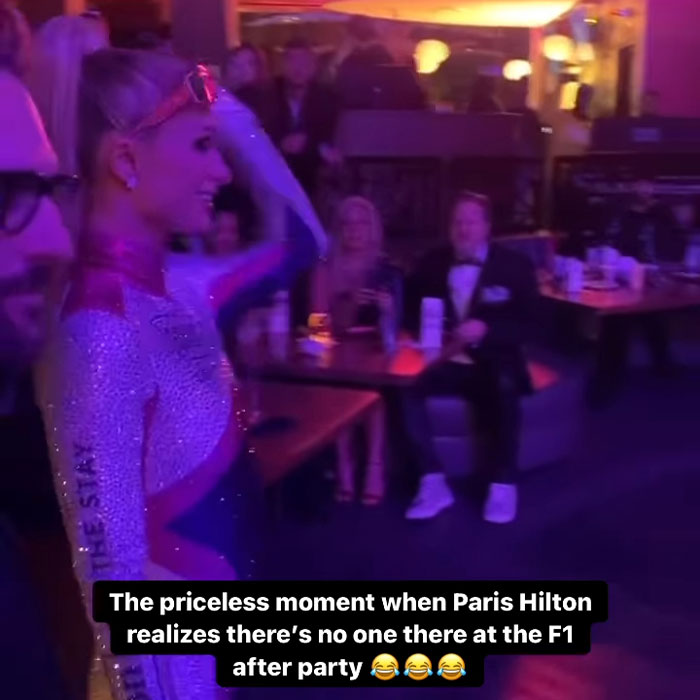 “Priceless Moment” Shows Paris Hilton Walking Into Las Vegas Party And Realizing Nobody Was There