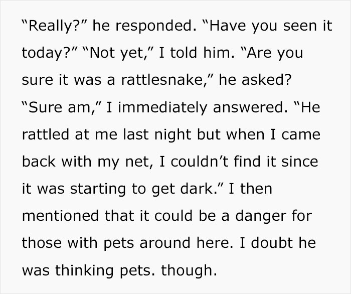 Neighbor's Children Continue To Play In Man's Yard, He Informs Them There’s A Snake Somewhere Neighbor's Children Continue To Play In Man's Yard, He Informs Them There’s A Snake Somewhere