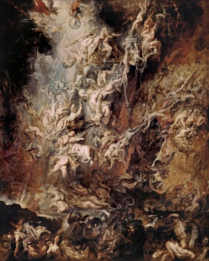 In 1620, Peter Paul Rubens Created "The Fall Of The Damned,"