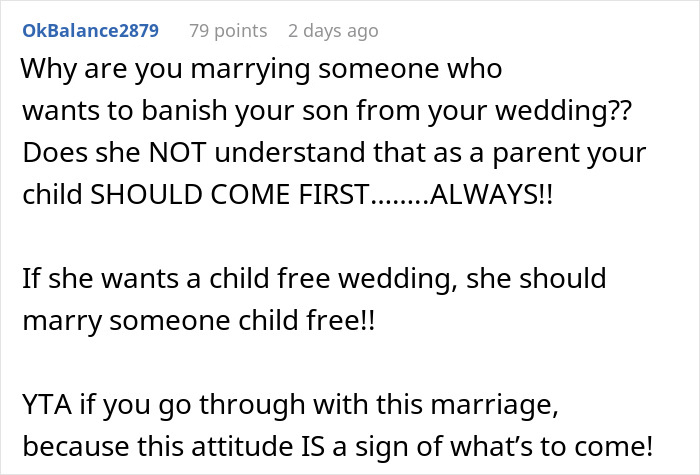 People Tell This Dad To Run From Fiancée After She Freaked Out Over His Son Being In The Wedding People Tell This Dad To Run From Fiancée After She Freaked Out Over His Son Being In The Wedding