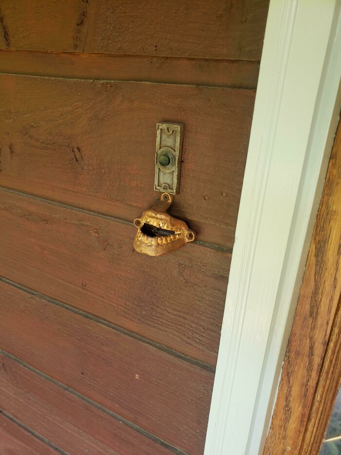 Found This Nailed Beside The Door Of A House I Delivered To