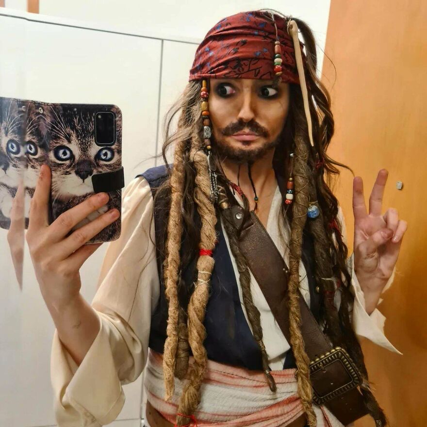 My Jack Sparrow Costume ( Ps I Am A Girl Lol)
