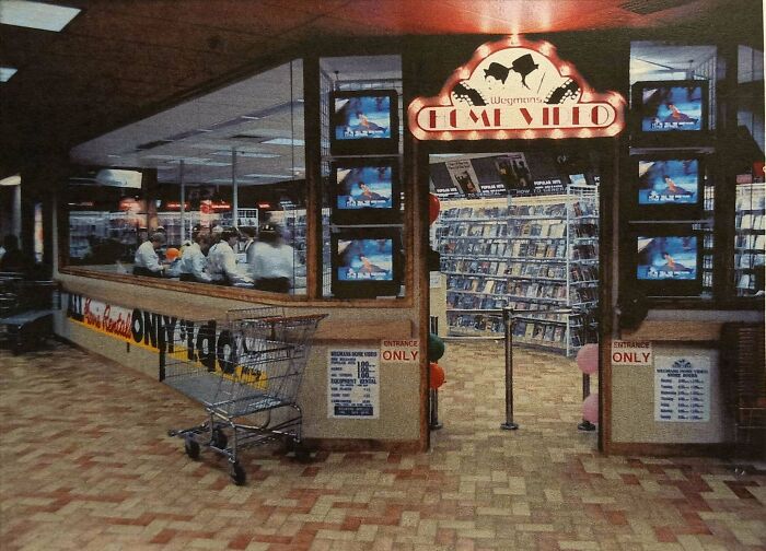 Wegmans "Video Rental Store" In The 90's. This Was A Store Within A Store At Wegmans Supermarkets
