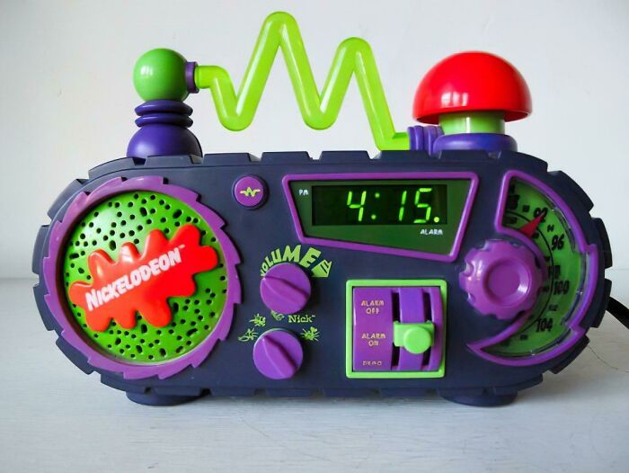 Nickelodeon Time Blaster Alarm Clock From 1995!
