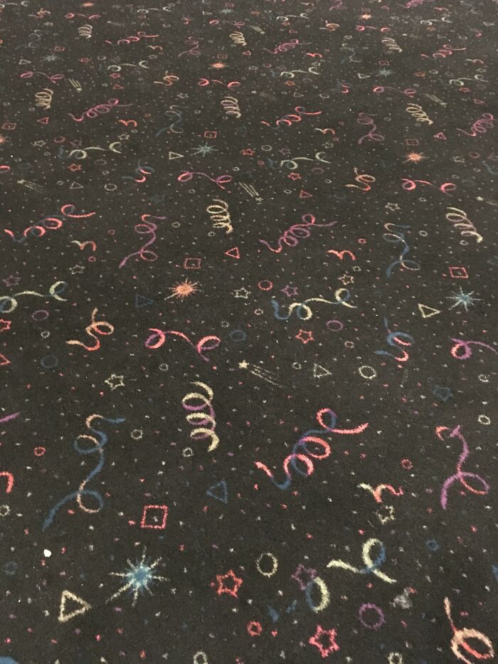 The Carpet At This Arcade