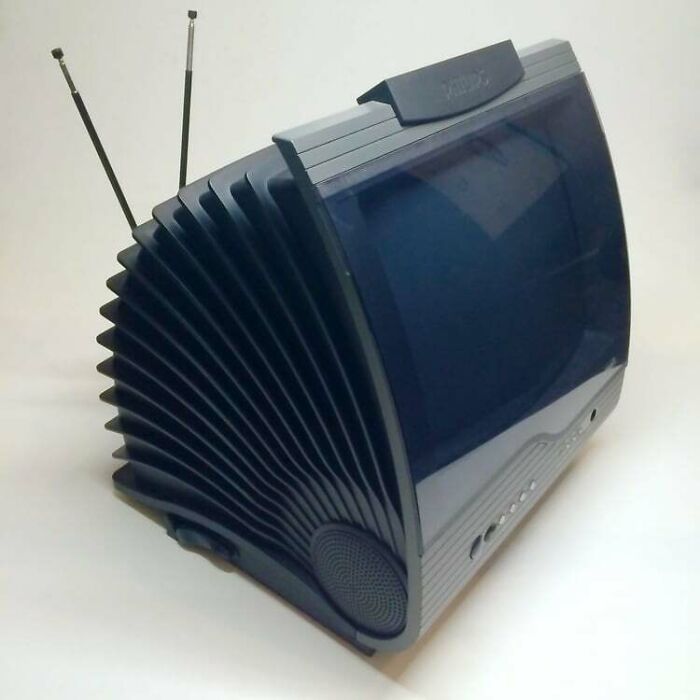 A Very Creative Design, The 14aa3324 Philips Anubis TV, Aka "Book". Produced In Monza, Italy. (1993)
