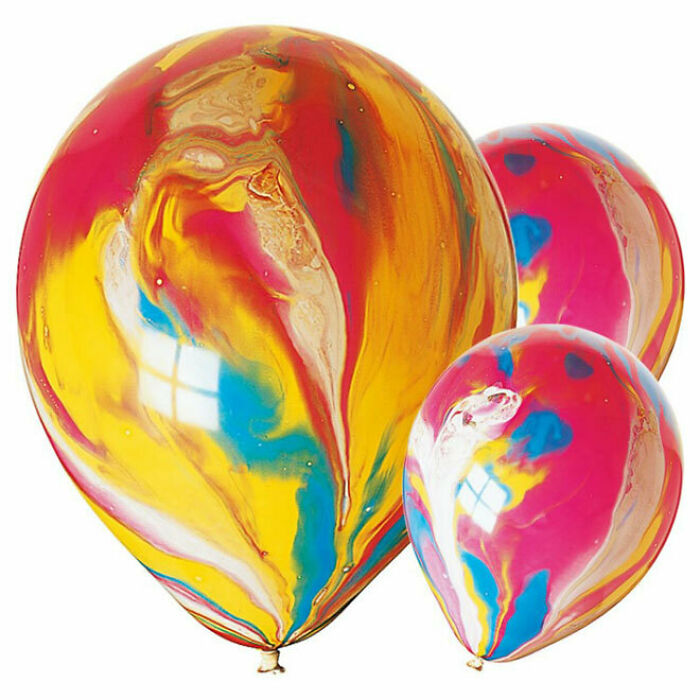 These Marbled Ballons Were A Thing
