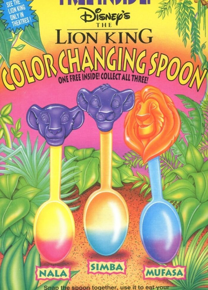 Lion King Color Changing Spoons Ad (1994)
