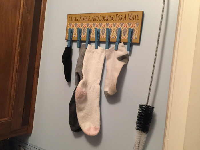 My Mom Has This Hanging Above The Dryer In Her Laundry Room