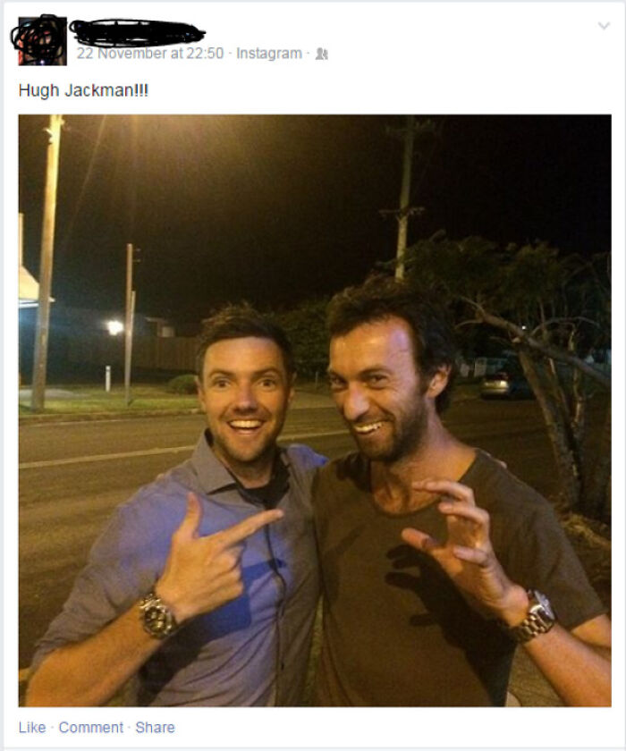 Hugh Jackman's Wolverine On The Street