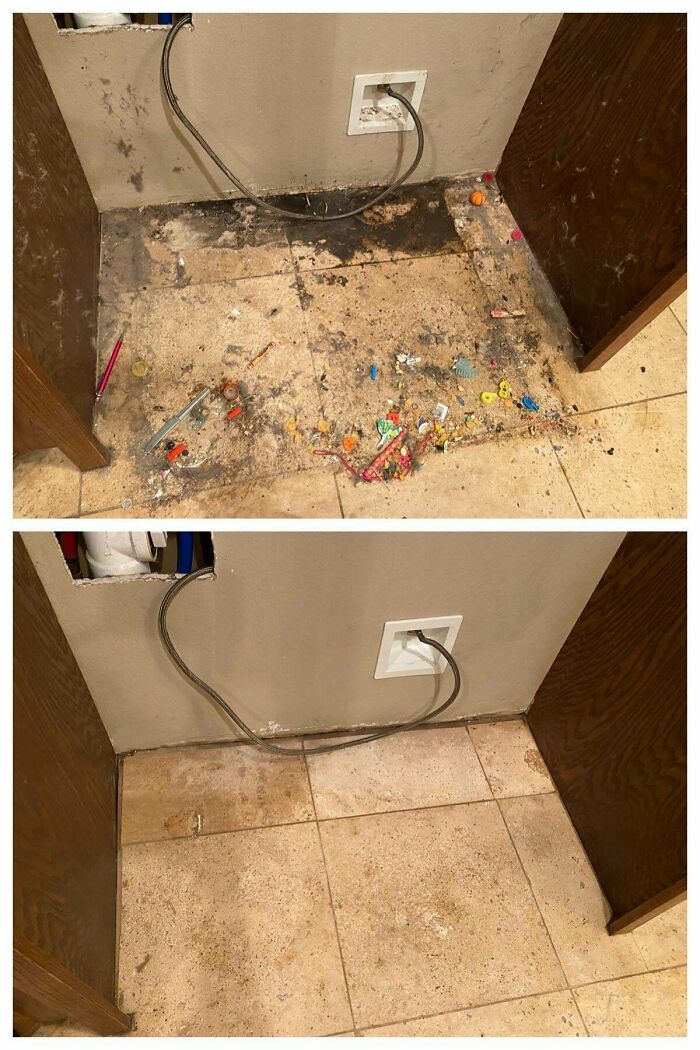 We Bought The House 2.5 Yrs Ago. Fridge Came With The House So I Have No Idea How Long It Was Before It Was Cleaned