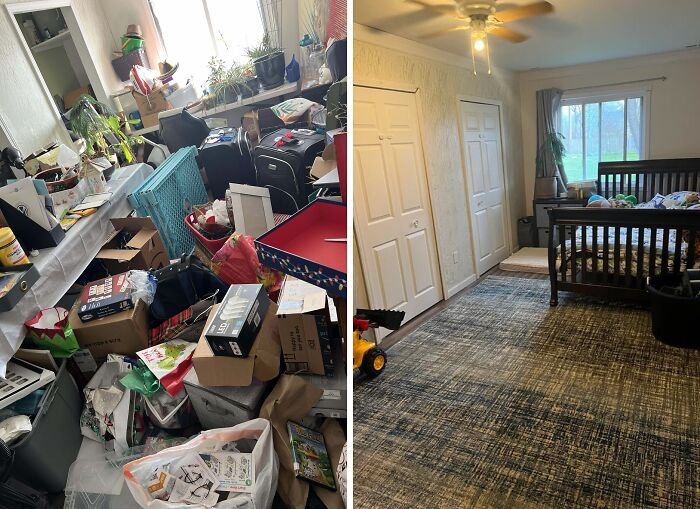 From Trash Storage Room To Son’s New Bedroom