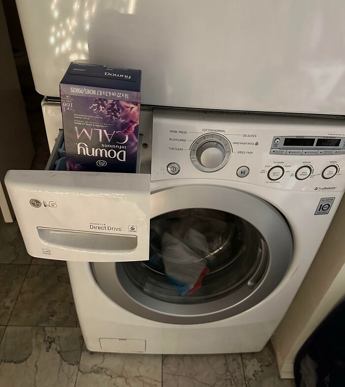 I Told My 8-Year-Old To Put The Dryer Sheets Where All The Laundry Stuff Goes