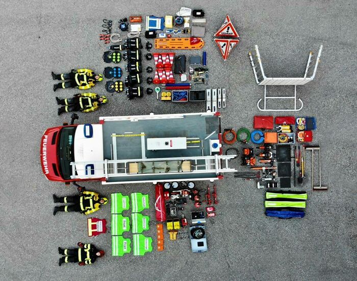 I Heard You Like Swiss Emergency Services: Here Is The Picture Of A Firetruck From The Local Fire Department Of Thusis