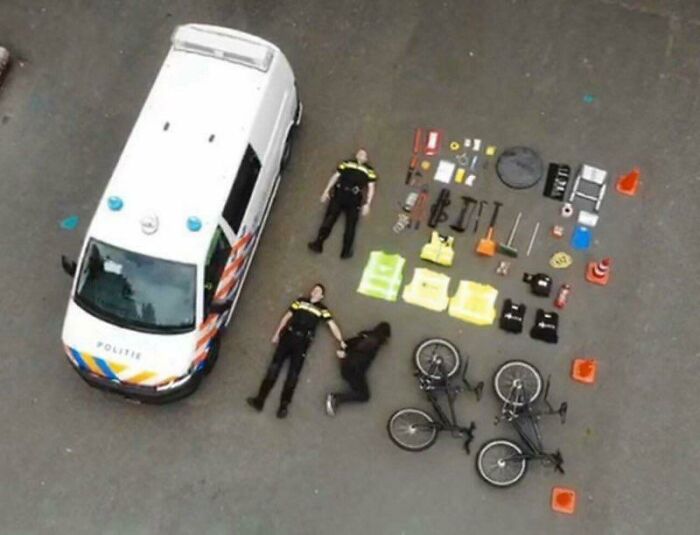 Contents Of A Dutch Police Van