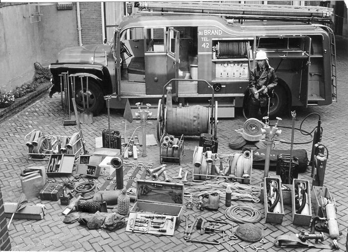 60 Years Ago, The Hague Fire Brigade Received A New Fire Engine