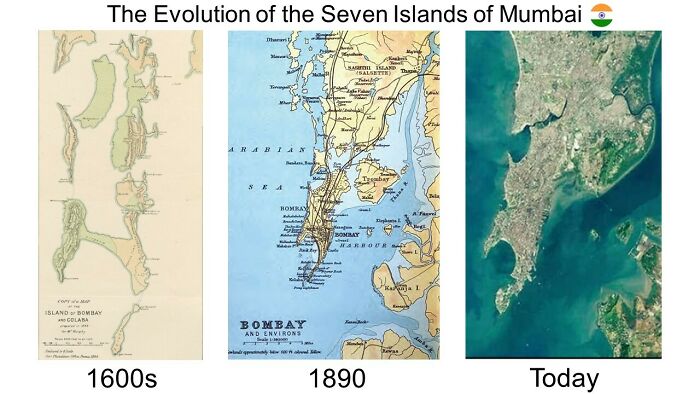 The Evolution Of The Seven Islands Of Mumbai