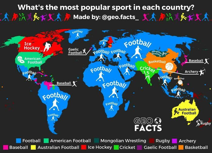 What’s The Most Popular Sport In Each Country?
