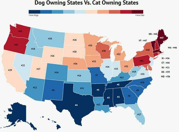 Dog Owning States vs. Cat Owning States